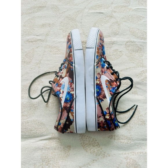 Nike Stefan Janoski RARE Men's Blue Digi Floral Skateboard Sneakers Size 10.5 - Picture 12 of 13